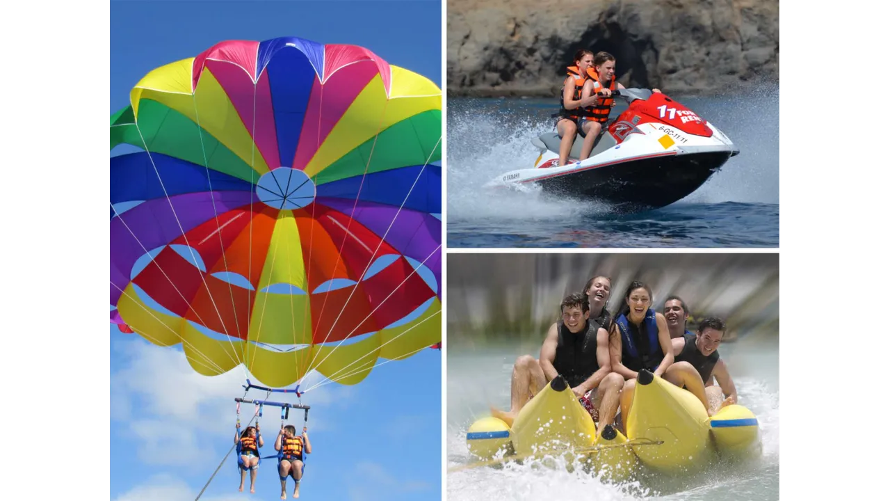AquaSport Aquatic Fun - Combo A (Parasailing + Bananaboat + Jet Ski) - From South & West