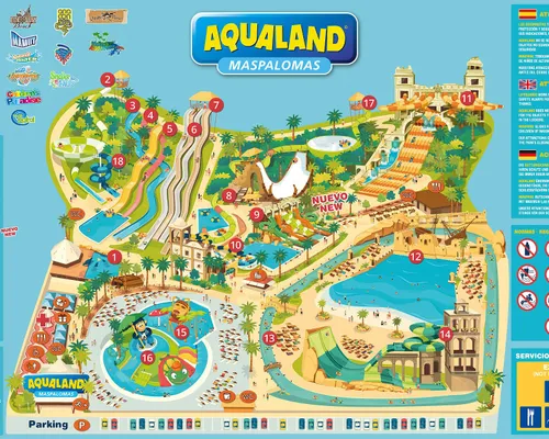 Aqualand Maspalomas - From South, West & Las Palmas